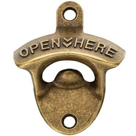 2STK Flaskeåbner Lågåbner BRONZE 2STK 2STK