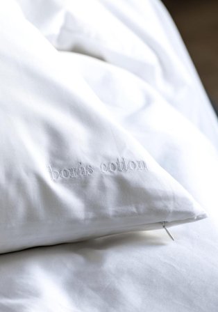 Borås Cotton Cloud Hotellputetrekk Sateng-Hvit 70x100