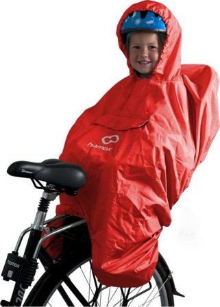 Hamax Rain Poncho Children rain jackets Red OneSize