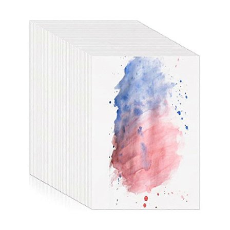 120 Ark Akvarelpapir Bulk, 300gsm Hvidt Akvarelpapir Til Børn Voksne Kunstnere Tegning