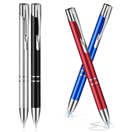 4 st Pennor Med Ljus Led Ljus Kulspetspennor Metall Kulspetspennor Sjuksköterskepennor Signaturpennor