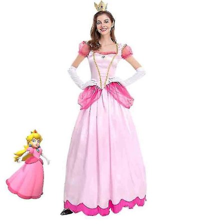 Kostume Fancy Up Outfits Kvinder Toadstool Med Handsker Hovedbeklædning