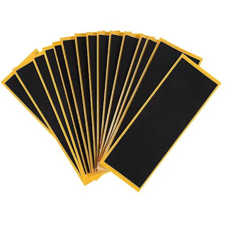 24 stk. Grebsklistermærker til Fingerskateboards, Skridsikre Finger Tape, Skumgrebstapeklistermærker, Limende Fingerboard Skumtape