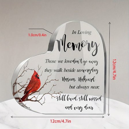 Sympathy Gift Memorial Gifts 0,39 tum tjock