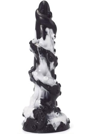 Dildo Seapok Black-White 22 cm Dragon dildo - Blushme.se