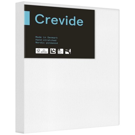 Crevide Tiefer 3D Keilrahmen Leinwand Baumwolle/Polyester 33x24