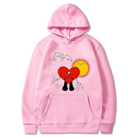Un Verano Sin Ti - Bad Bunny Hoodie Långärmad tröja Huvtröja Dam Herr Jumper Toppar