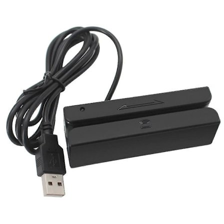 Msr90 Usb Magnetstribe Kortlæser Maskine Kortlæser Stribe 3 Spor Mini Swiper Til Usb Pc