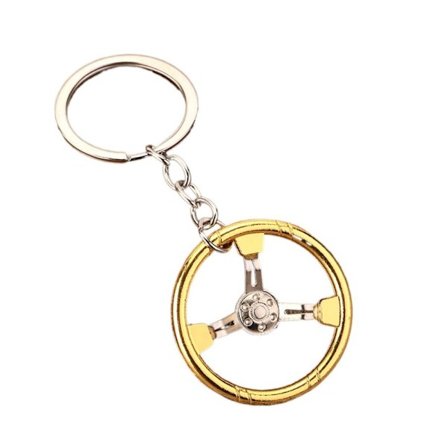 Rattnyckelring Bilnyckelring GOLD&WHITE