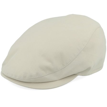 Mayser - Beige flatcap Caps - Matteo Sunblocker Grey Flat Cap @ Hatstore