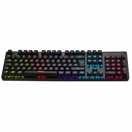 Denver GKK-330 gaming-tastatur med mekaniske kontakter og RGB-belysning - nordisk layout