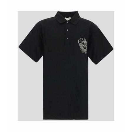 Alexander McQueen Polo Shirt Sort, Herre