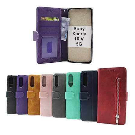 Zipper Standcase Wallet Sony Xperia 10 V 5G
