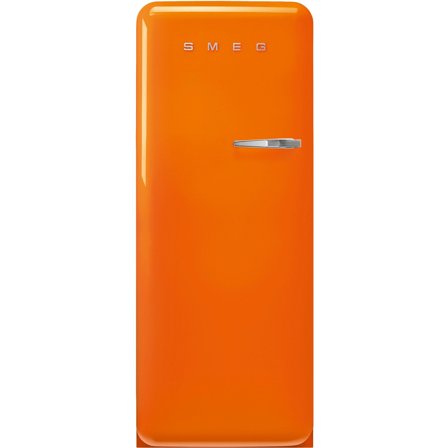 Smeg FAB28LOR6 Kylskåp Med Frysfack 153cm Vänsterhängd Orange | Vitvaror > Kylskåp | Bagaren och Kocken