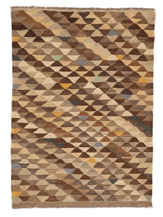 Kilim Ariana Trend Rug Modern Brown/Orange (Wool, Afghanistan)