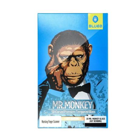 3d Mr. Monkey Härdat Glas Tillsamsung Galaxy Note 10 Svart