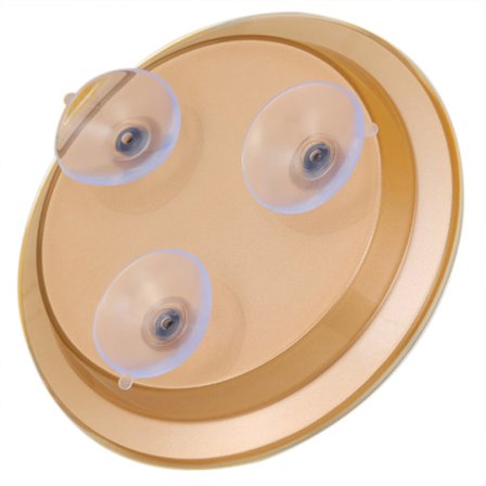 20X forstørrelsesspeil med sugekopper for sminke, fjerning av hudormer/urenheter