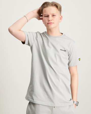 Lyle & Scott Logo Print T-shirt Grå T-shirts Kille - Kids Brand Store