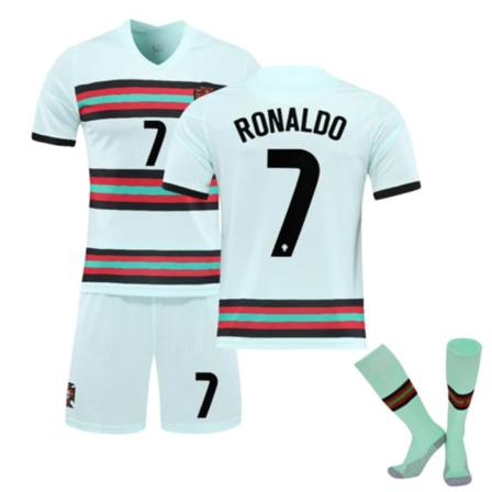 Portugal Hemma Och Borta Nr 7 Cristiano Ronaldo Set Borta Nr 7