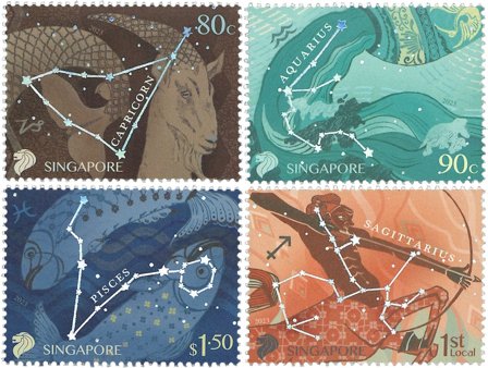 Singapore - Horoskop III - Postfrisk sæt 4v