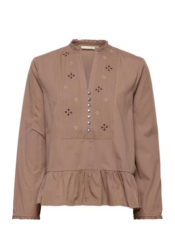 Tove Blouse Blus Långärmad Beige ODD MOLLY