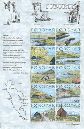 Færøerne 2004 - AFA 467-476 - Postfrisk miniark