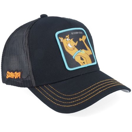 Capslab - Svart trucker Keps - Scooby Doo Black Trucker @ Hatstore