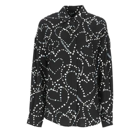 Love Moschino, Shirts Czarny, Kobieta, Rozmiar: S