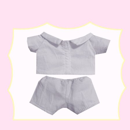 Docka Kläder Skjorta Kläder GRÅ