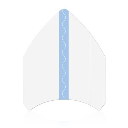 169-V-formade skydd för lår mot skav