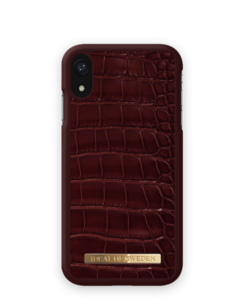 Croco Case iPhone XR Claret