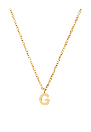Mockberg Petite Plain Letter G Gold Necklace Smycken & klockor Dam Guld ONESIZE