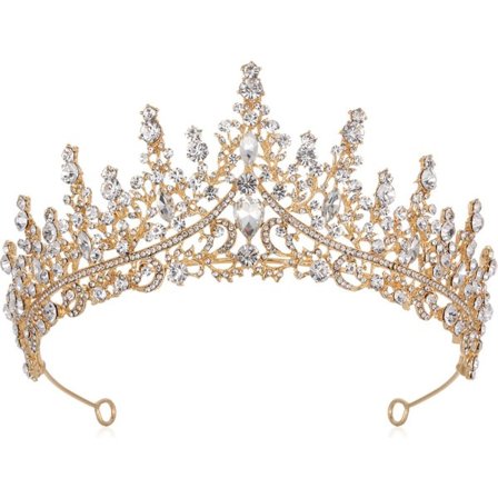 Gullkrone hodeplagg - elegant og holdbart - passer for alle anledninger