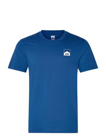Nord Graphic Hh T-Shirt T-shirt Blå Helly Hansen