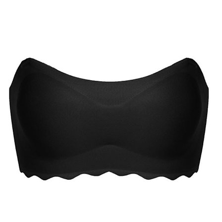 Stor storlek bh utan remmar utan stålring samlad halkfri osynlig underkläder