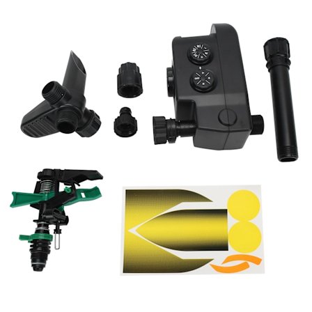 Solcelledrevet Vandafvisende Timing Sensor Vandspray Fugleafvisende Have Sprinkler Vandingsystem