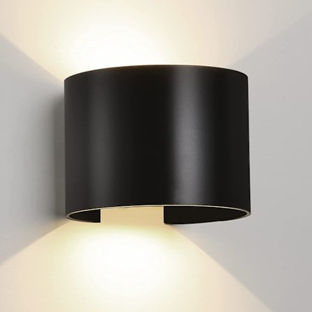 10W LED-vägglampa inomhus, utomhus IP65 vattentät vägglampa