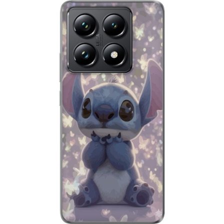 Xiaomi 14T Gjennomsiktig deksel Stitch søt kawaii sommerfugler lys magisk Disney