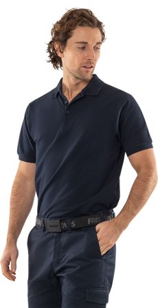 Fristads Herr Acode heavy pikétröja 1724 PIQ, Mörk marinblå