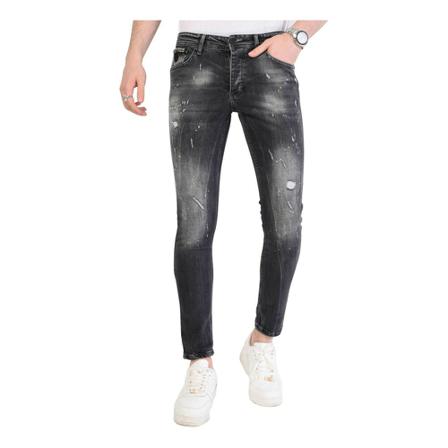 Local Fanatic - Jeans - Grå - Herr - Storlek: W38, Herr, Storlek: W38