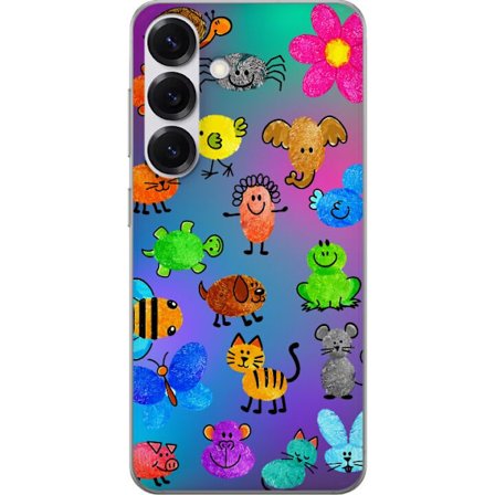 Yhteensopiva Puhelinkuori Samsung Galaxy S25 Little Scribble Friends