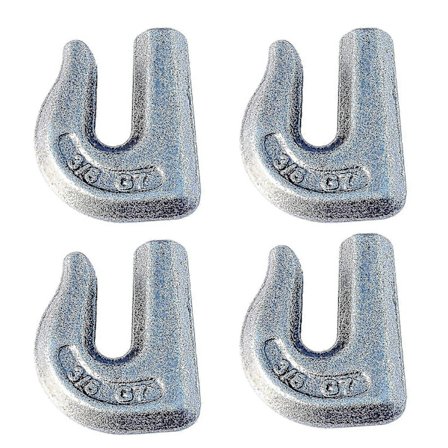 Svetsbar Gripkedjekrok G70 3/8" Svetsbara Kedjegripkrokar Skopa Flaksläp Bärgningsbil Bogsering Surrning Smitt Stål Arbetsbelastningsgräns: 3000 kg - 