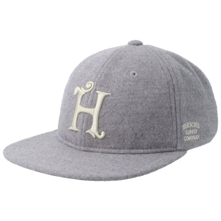 Herschel - Grau snapback Cap - Vintage Baseball Cap Heather Light Grey Strapback @ Hatstore
