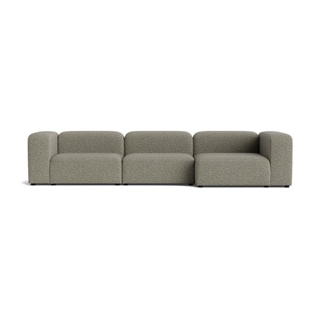 Milo XL chaiselong sofa, højrevendt | 360cm - Puente Grøn - 360x130x72 - Sofa, chaiselong