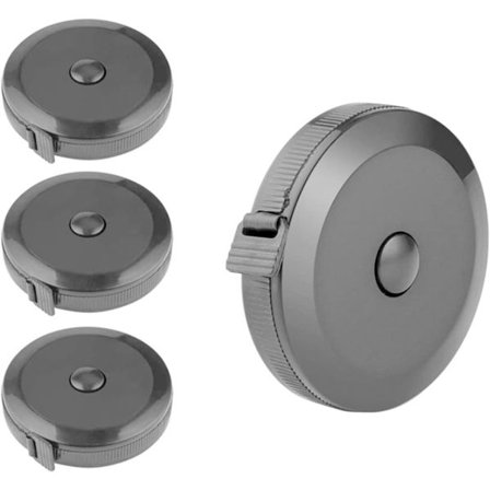 ING Målebånd - Målebånd - 150 cm - 4 stk - Kroppsmålebånd - Klesmålebånd - Fleksibelt målebånd - Mykt skredderbånd -