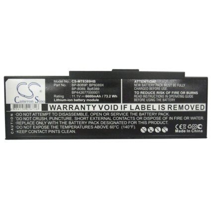 Batteri til notebook, laptop til Mitac MiNote 8889, MiNote 8389 og andre