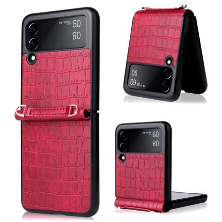 Siamese Bamboo Texture Case För Samsung Galaxy Z Flip3 5g