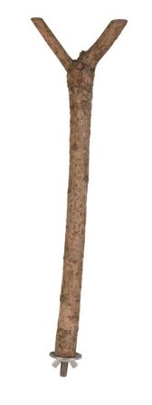 Naturlig Sittepinne Y-form til Fugl - 35cm