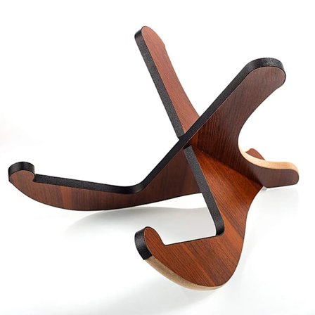 Puinen kitarateline paksu liukumaton alusta universaali akustinen kitarateline kannettava kielisoitin teline klassinen akustinen bassokitara