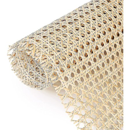 14" Bred X 3.3' Rattan Rattanvævning Ruller Til Rattan Projekter, Rattan Vævning Brædder, Naturlig Forvævet Åben Masket Rattan Til Møbler Stol Skab